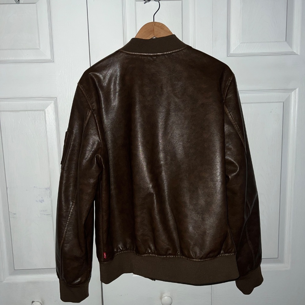 Levi Leather Bomber Jacket - image 2